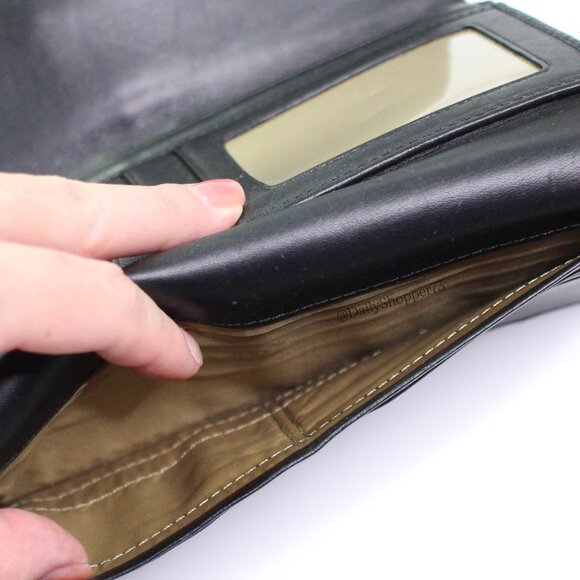 Vintage Coach Women's Black and Silver Logo Pattern - Picture 5 of 7